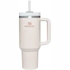 Termokrūze ar salmiņu Stanley The Quencher H2.O FlowState Tumbler 1.18l Light Pink